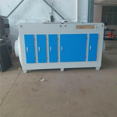 Plastic flue gas treatment equipment UV waste gas treatment low temperature plasma environmental protection equipment